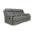 Half Genuine Full Recliner Leather Sofa Set REC 1082